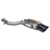 Supersprint Rear exhaust Right 100x75 "Gun Metal Grey" - 983047