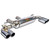 Supersprint Rear exhaust Right OO80 - Left OO80 with valve - 984236