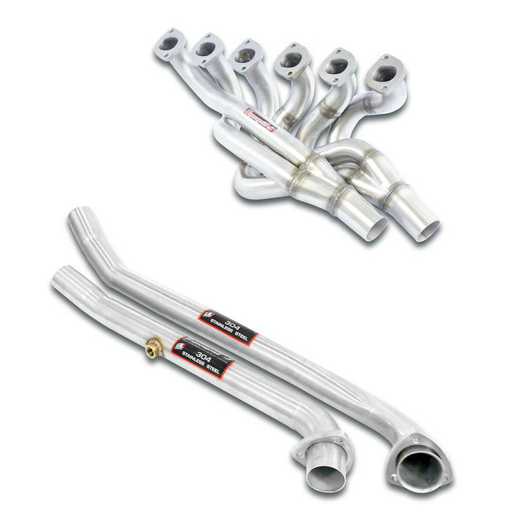 Supersprint Manifold + connecting pipes 100% Stainless steel(Left Hand Drive) - 042201