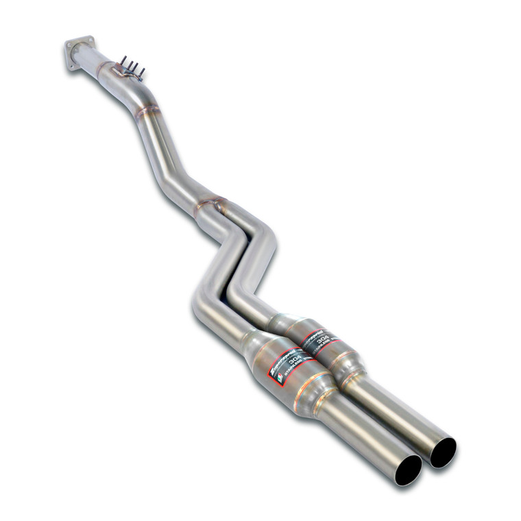 Supersprint Downpipe + metallic catalytic converter right - left - 040821