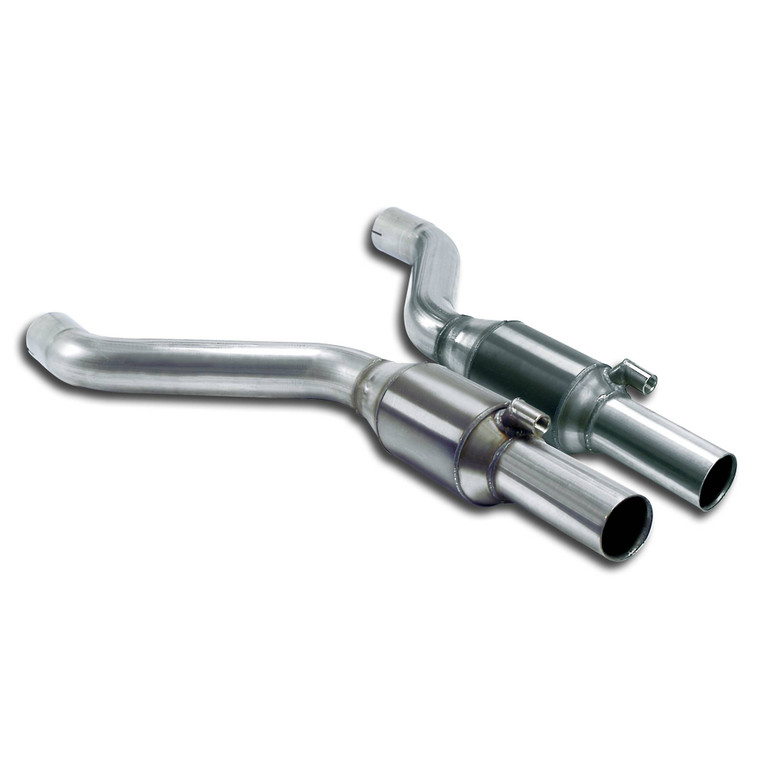 Supersprint Front exhaust with Metallic catalytic converter right + left 100 CPSI - 042402