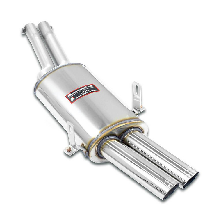 Supersprint Rear exhaust "Racing" OO70 100% Stainless Steel - 043406
