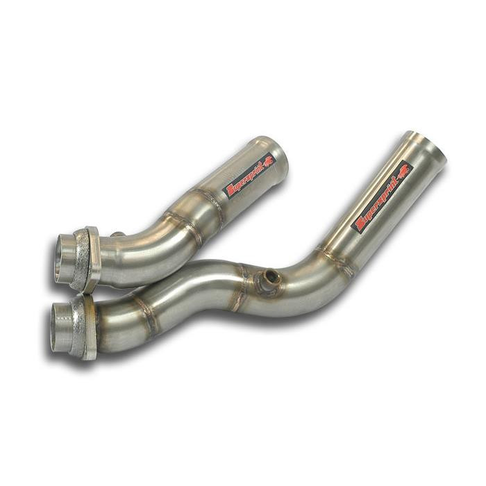 Supersprint Connecting pipes kit for OEM manifold(Replaces catalytic converter)(Weld on connection) - 044011