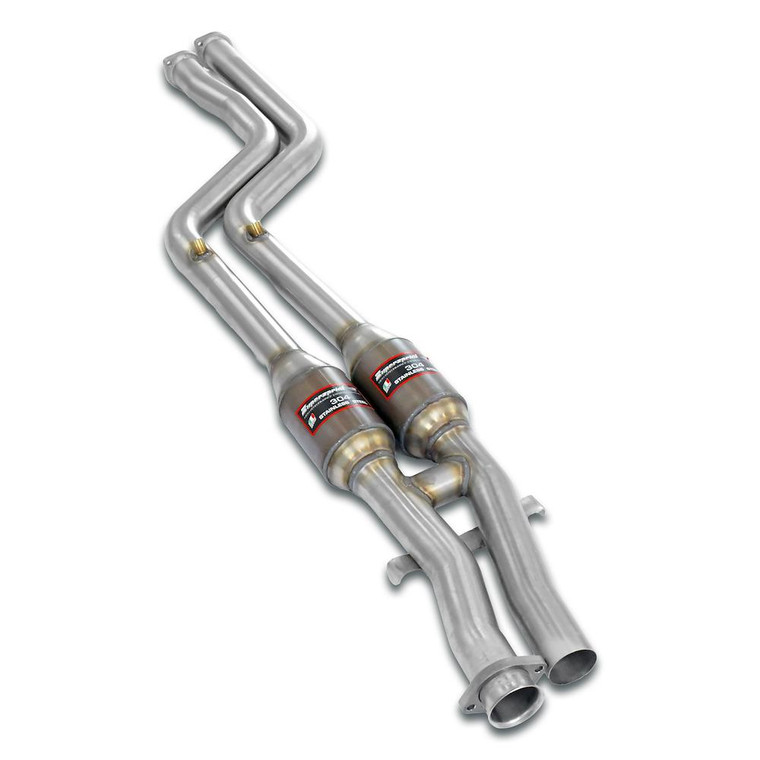Supersprint Front exhaust "H-Pipe" with  Metallic catalytic converter. Right + Left - 043602