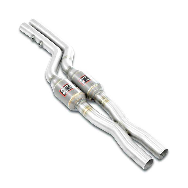 Supersprint Front "X-Pipe" with Metallic catalytic converter right + left - 043732