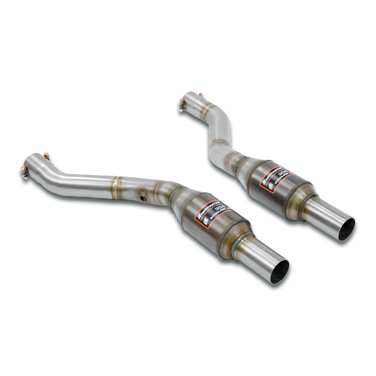 Supersprint Front exhaust Right - Left with  Metallic catalytic converter - 044802