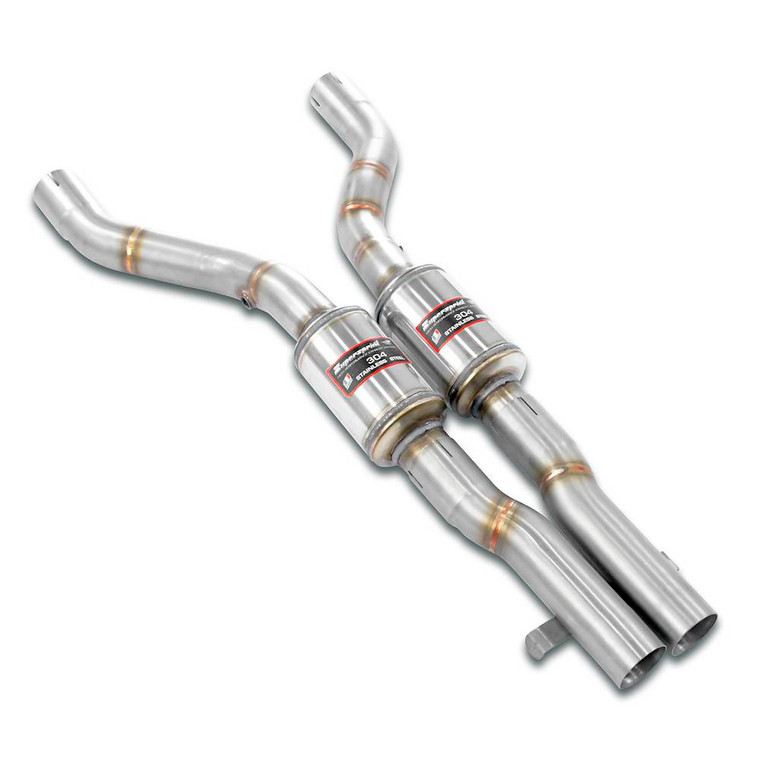Supersprint Front exhaust-resonated Right - Left - 045702