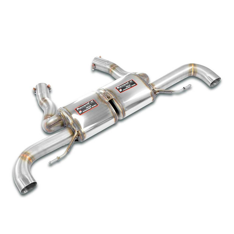 Supersprint Rear exhaust Right - Left "Racing"(For OEM endpipes) - 049804