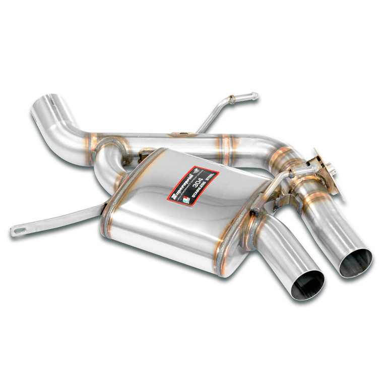 Supersprint Rear exhaust "Race" Right with valve (Electric) - 131904