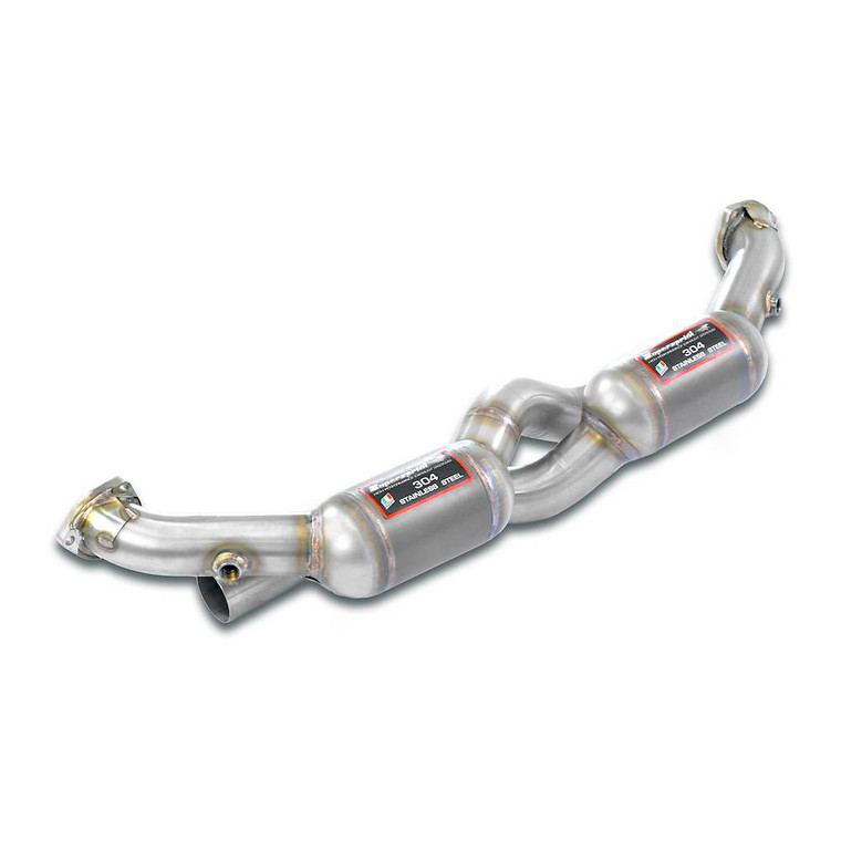 Supersprint Front pipe with Metallic catalytic converter Right + Left - 241302