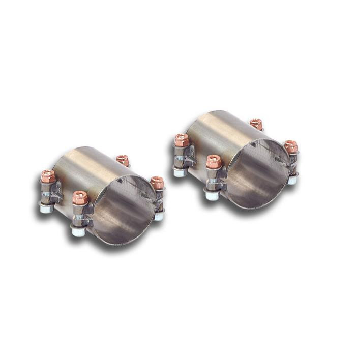 Supersprint Right + Left sleeve pipes for the stock rear exhaust - 241343