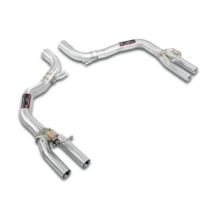 Supersprint Rear pipe kit Right - Left(Muffler delete) - 246014