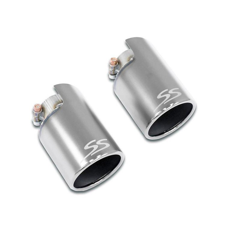 Supersprint Endpipe kit Right OO100 "Gun Metal Grey" - 247056