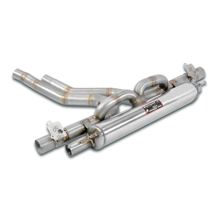 Supersprint Rear exhaust with valves right - left - 249284