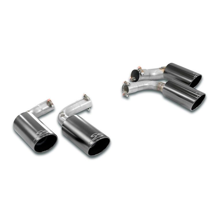 Supersprint Endpipe kit Right OO100 - Left OO100 "Gun Metal Grey" - 249536