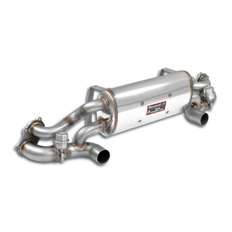 Supersprint Rear exhaust right - left with valves - 249754