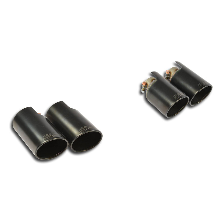 Supersprint Endpipe kit Right OO100 - Left OO100 "Gun Metal Grey" - 248656