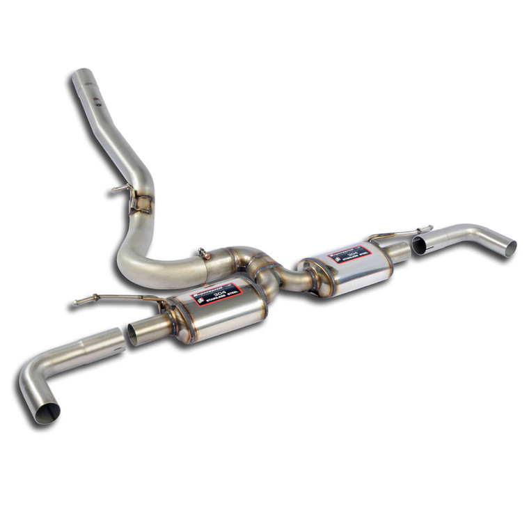 Supersprint Rear exhaust Right - Left "Racing" - 048404