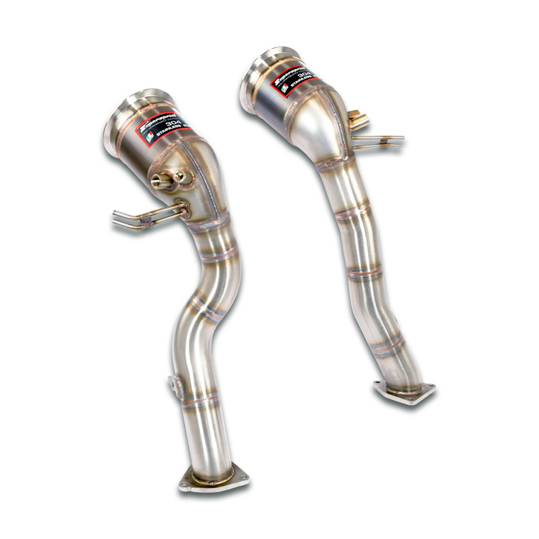 Supersprint Downpipe right - left + metallic catalytic(Deletes GPF)(Left / Right Hand Drive) - 249921