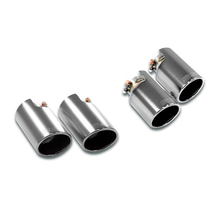 Supersprint Endpipe kit Right OO100 - Left OO100 "Gun Metal Grey" - 249956