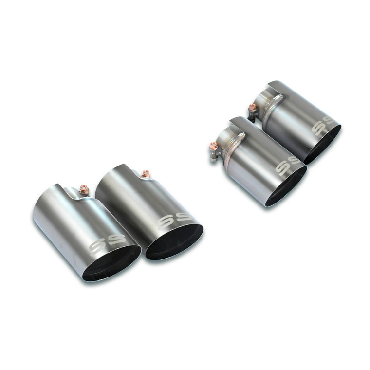 Supersprint Endpipe kit "Race-Gun Metal Grey" Right OO100 - Left OO100 - 249976