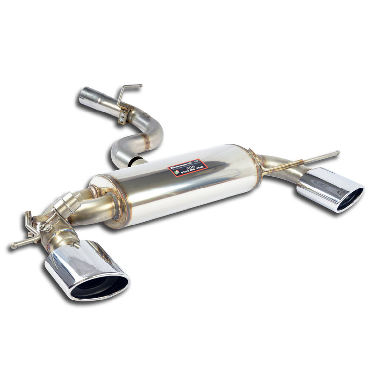 Supersprint Rear exhaust right - left with valve, endpipes 145x95 - 329335