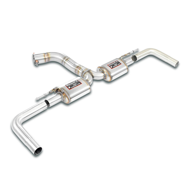 Supersprint Rear exhaust "Racing" right - left - 329604