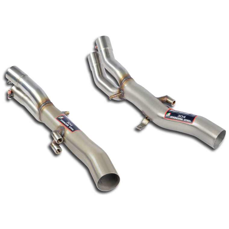 Supersprint Front pipes Kit Right + Left(Replaces catalytic converter - 391612