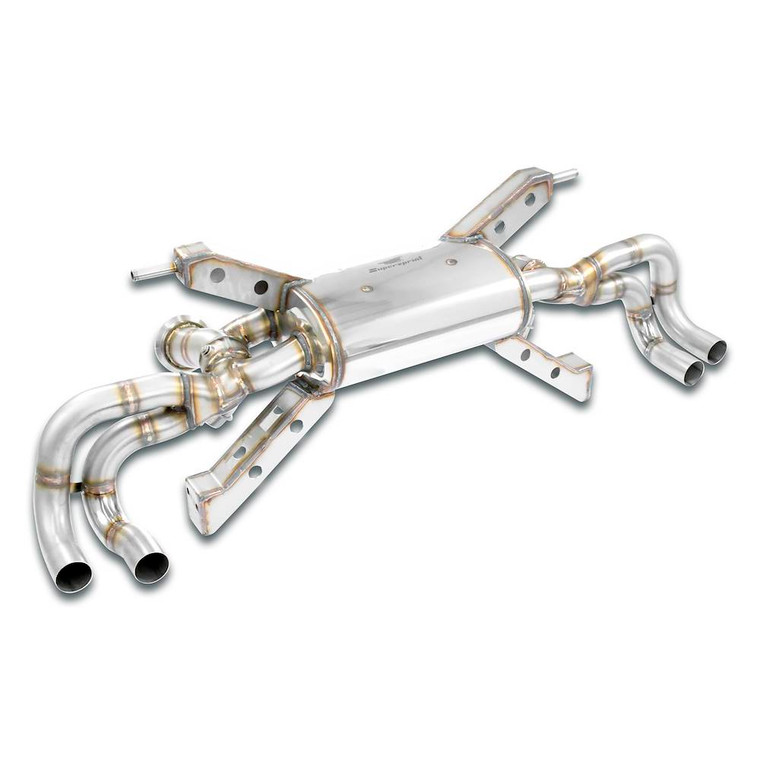 Supersprint Rear exhaust Right - Left with valves-13,0 Kg - 350554