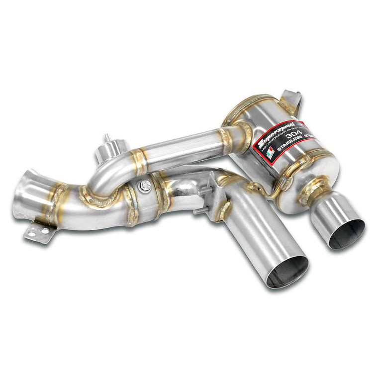 Supersprint Rear exhaust Right with valve - 393704