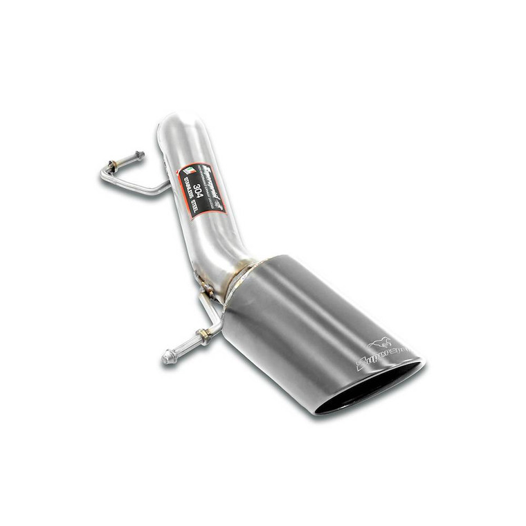 Supersprint Rear pipe Left "Gun Metal Grey" O120(Muffler delete) - 402384