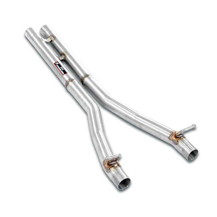Supersprint Centre pipes kit Right - Left with  "H-Pipe".Replace OEM centre exhaust. - 390823