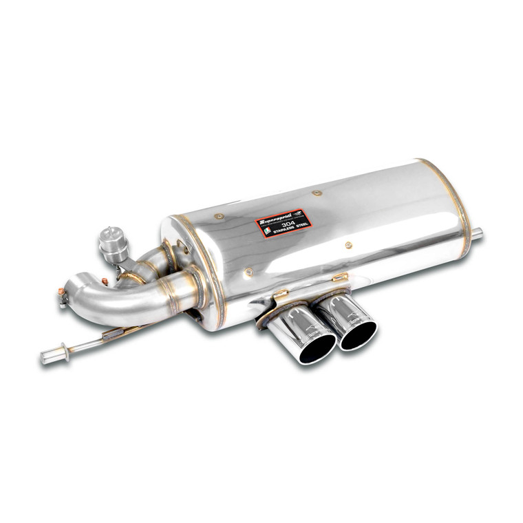 Supersprint Rear Exhaust OO90 with bypass valve - 441826