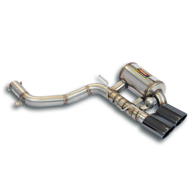 Supersprint Rear exhaust Right "Gun Metal Grey", with valve - 451527