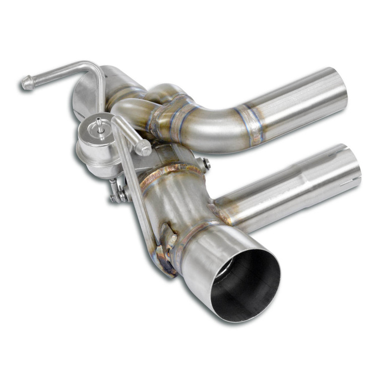 Supersprint Rear pipe left with valve(Deletes GPF) - 393324