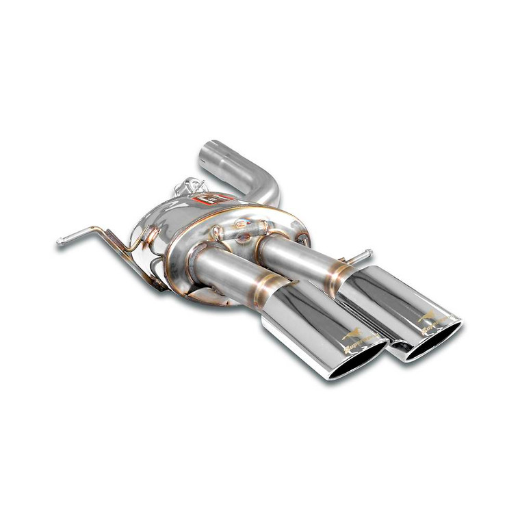 Supersprint Rear exhaust Left 100x75 with valve - 451337