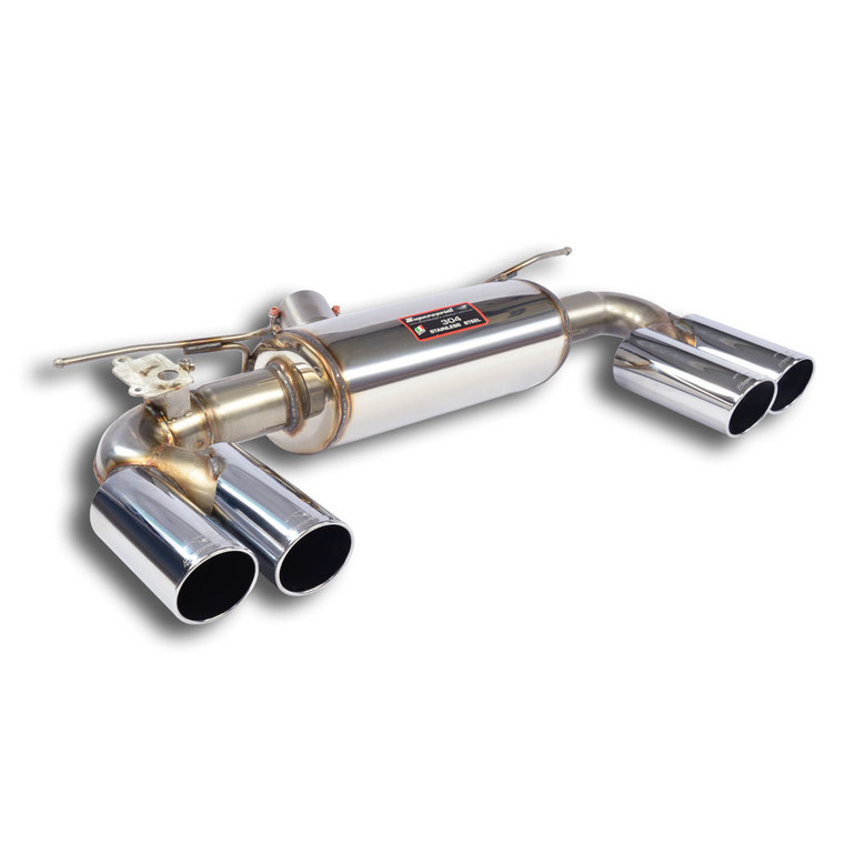 Supersprint Rear exhaust OO80 Right + OO80 Left with valve - 522526