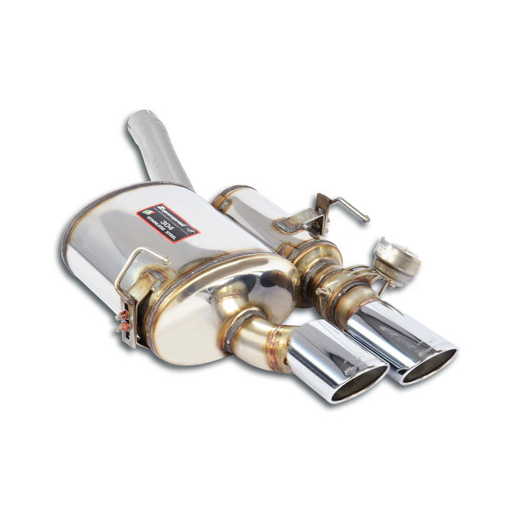 Supersprint Rear exhaust 100x75 with valve - 522907
