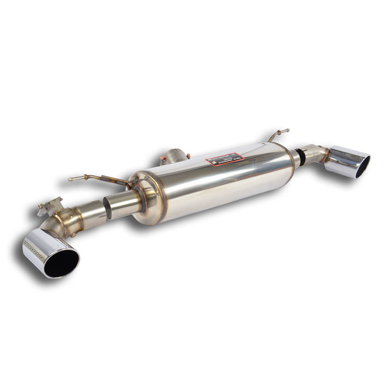 Supersprint Rear exhaust Right O100 - Left O100 with valve - 522424