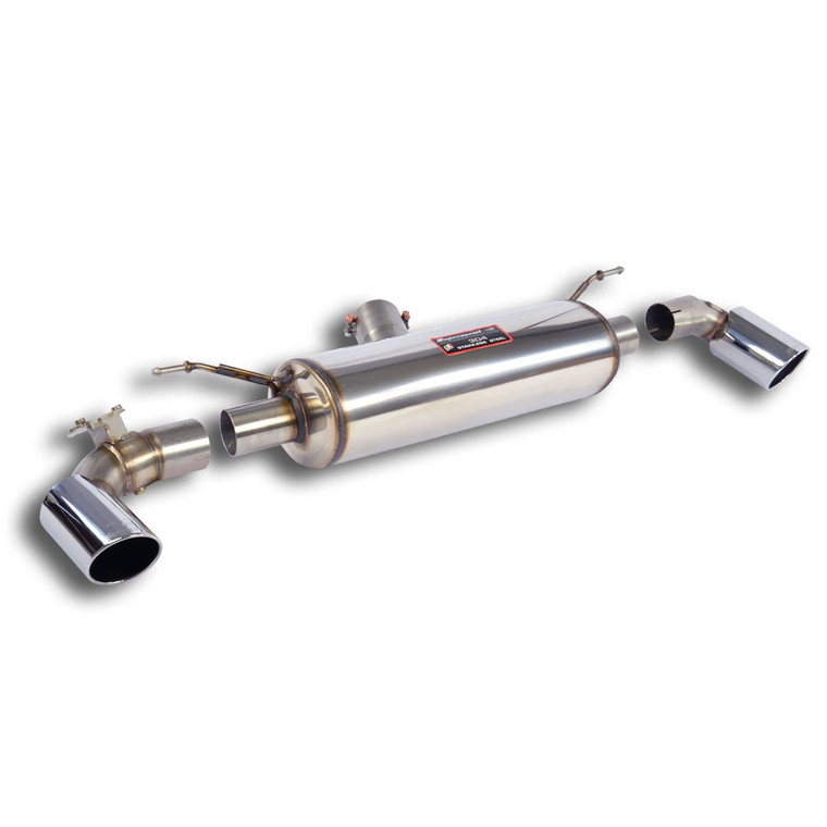 Supersprint Rear exhaust Right O100 - Left O100 with valve - 523324