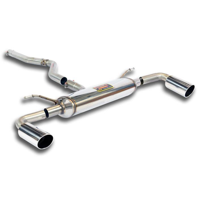 Supersprint Connecting pipe + rear exhaust Right O90 - Left O90 - 523804
