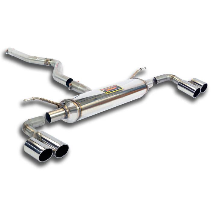 Supersprint Connecting pipe + rear exhaust Right OO80 - Left OO80 - 523806