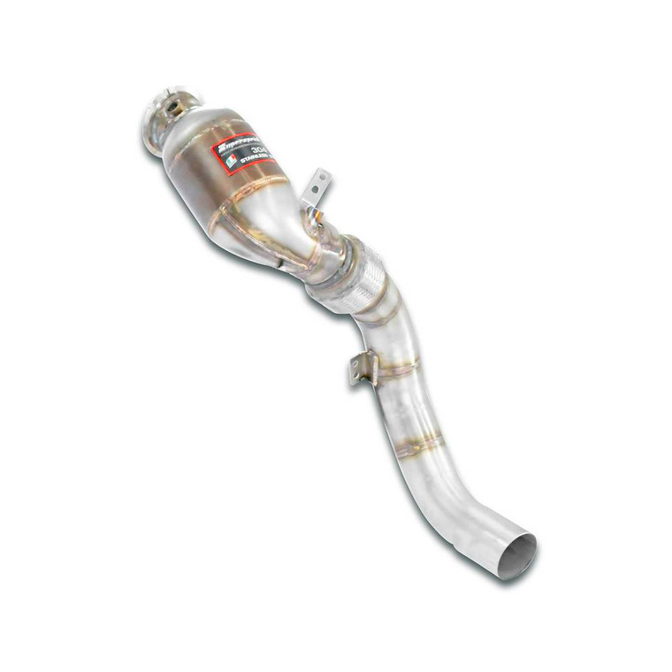 Supersprint Turbo downpipe kit +  Metallic catalytic converter RightAccepts the stock "Cat.-Back" system - 525221