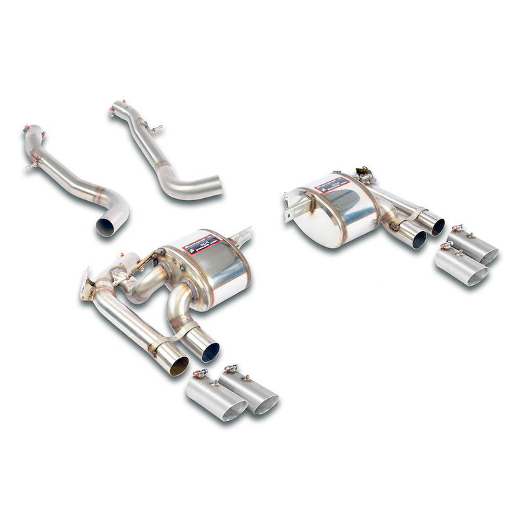 Supersprint Rear Exhaust(For Stock end tips)With E.E.C. approval - 525360