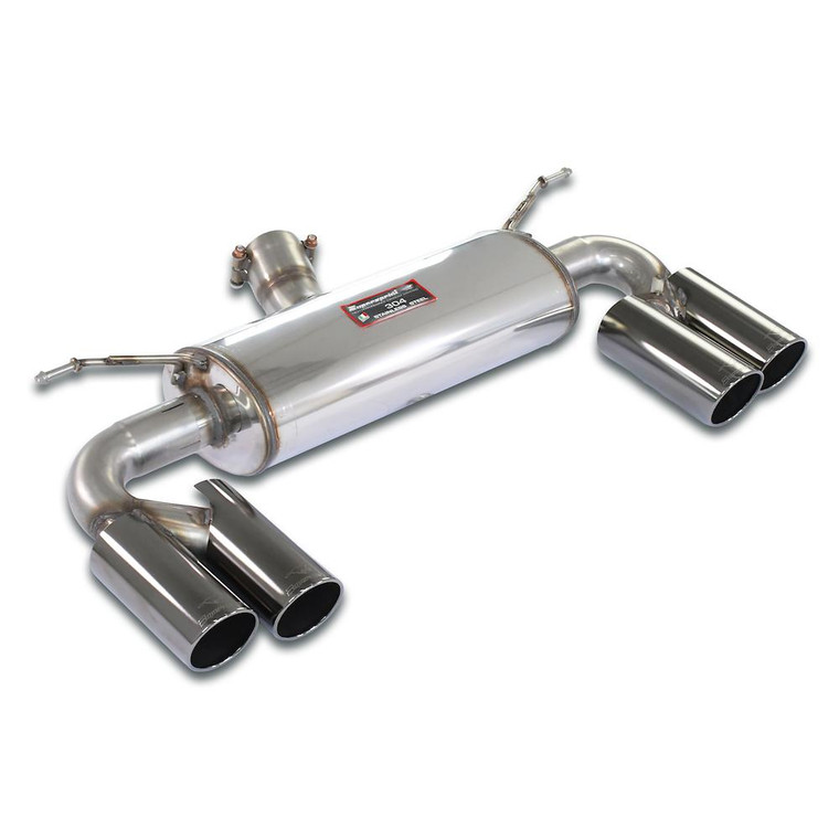 Supersprint Rear exhaust OO80 Right + OO80 Left "Gun Metal Grey" - 523546