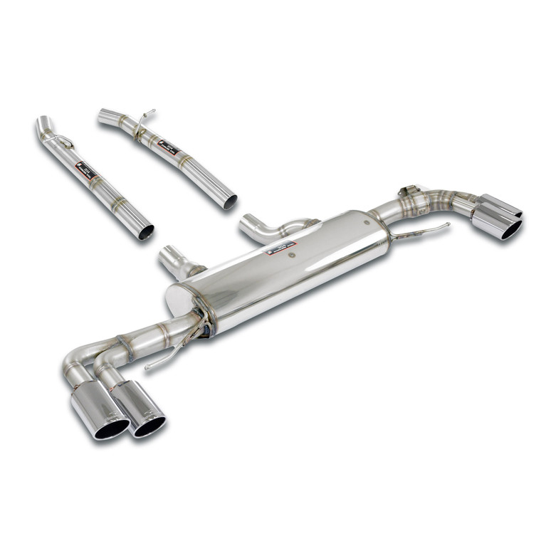 Supersprint Rear exhaust Right OO90 - Left OO90 with valve - 525726