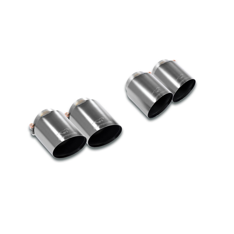 Supersprint Endpipe kit "Race-Gun Metal Grey" OO100 Right - OO100 Left - 525246