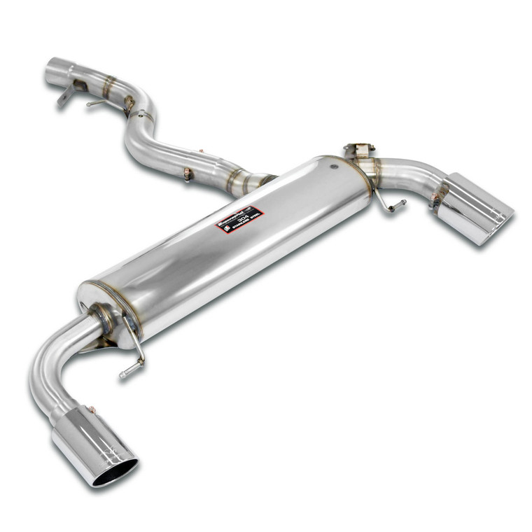 Supersprint Rear exhaust Right O100 - Left O100 with valve - 525644