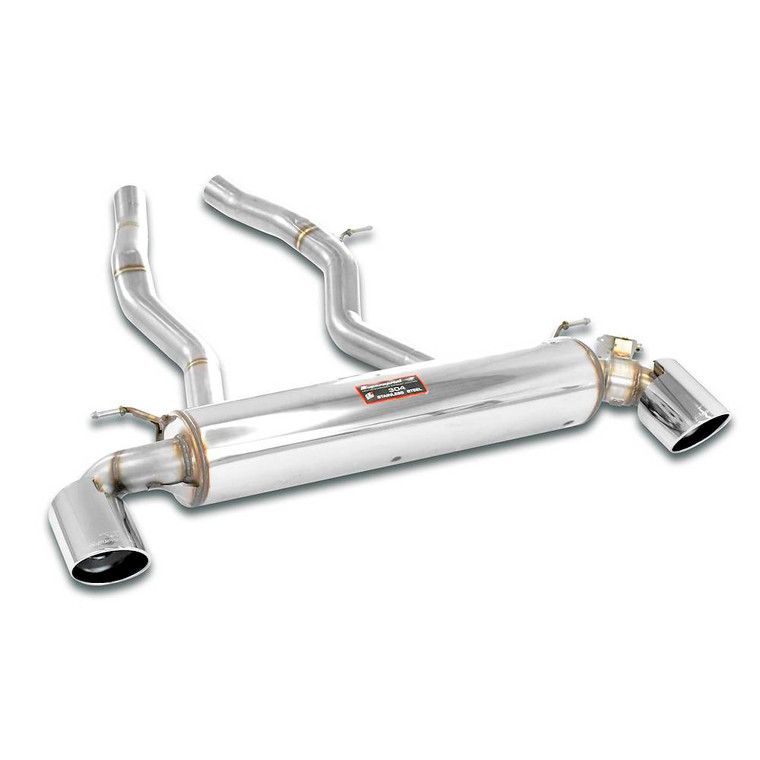 Supersprint Rear exhaust Right O120 - Left O120 with valve - 525924