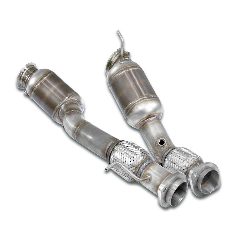Supersprint Downpipe + metallic catalytic converter right - left - 526041